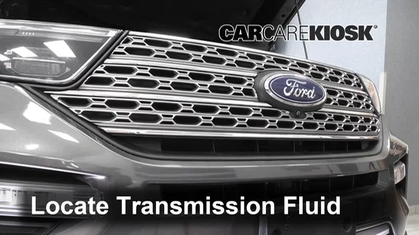 2022 Ford Explorer Limited Hybrid 3.3L V6 FHEV Transmission Fluid Add Fluid